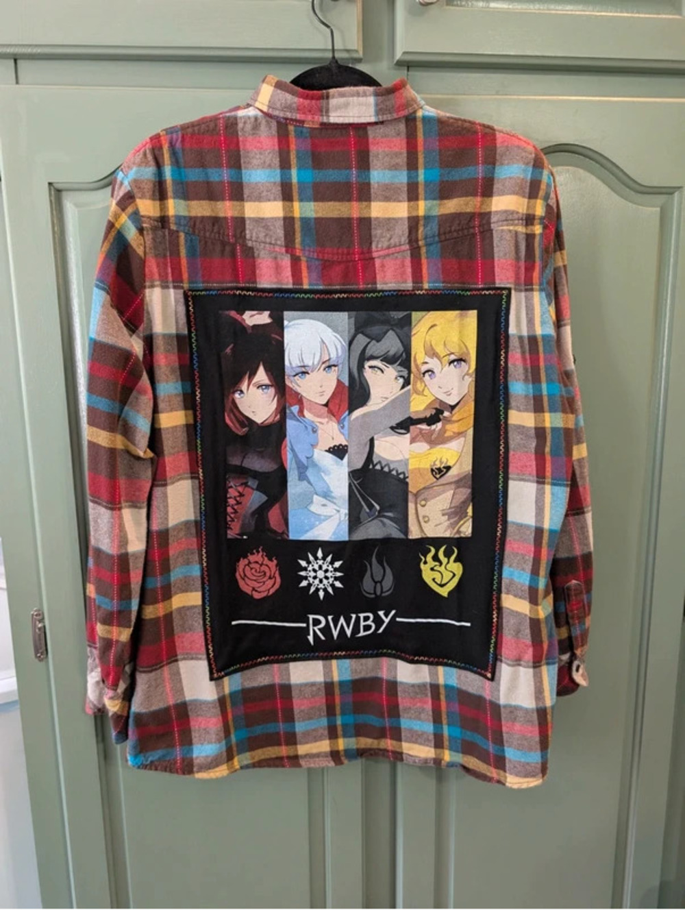 RWBY Anime Texas Upcycled Shacket